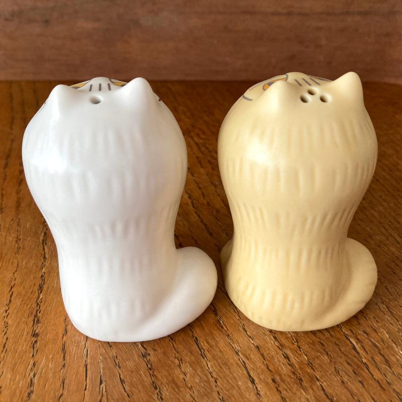 Lisa Larson（リサラーソン） 月のメの猫 ソルト＆ペッパー ねこ 塩