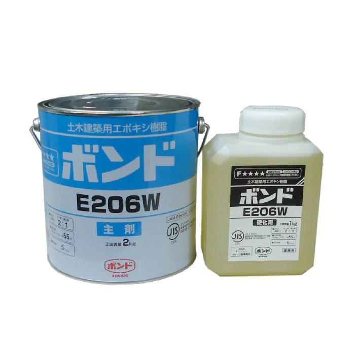 ボンド/コニシ コニシ ボンドE206 3Kgセット（主剤2kg：硬化剤1kg）低