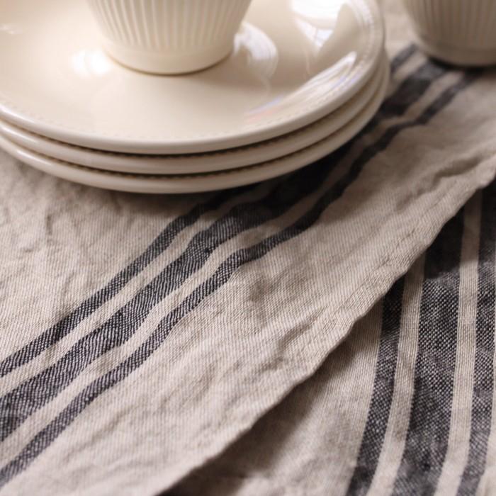 CALIENTE リトアニア リネン 麻 100％ カンパーニュ M クロス キッチン