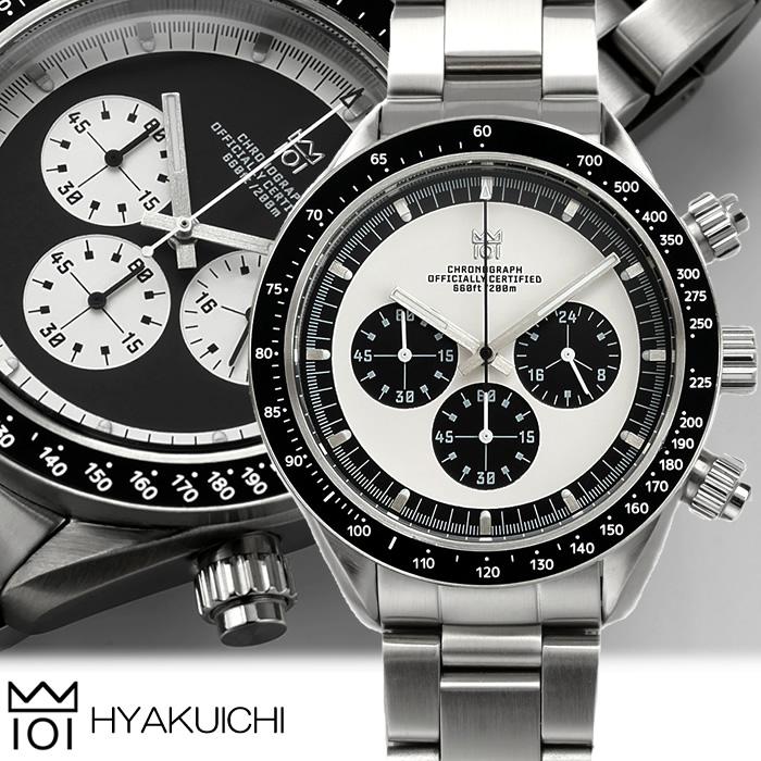 HYAKUICHI ヒャクイチ 101 ダイバーズウォッチ 腕時計 メンズ クロノ