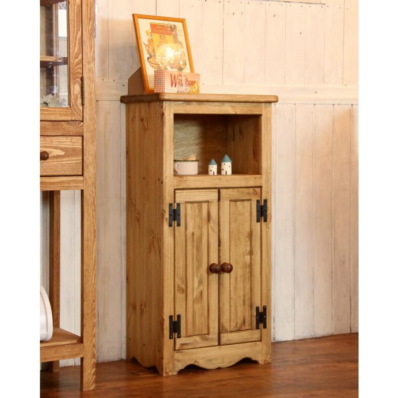 キャビネット オープン オーダーメイド カントリー家具 完成品 電話台