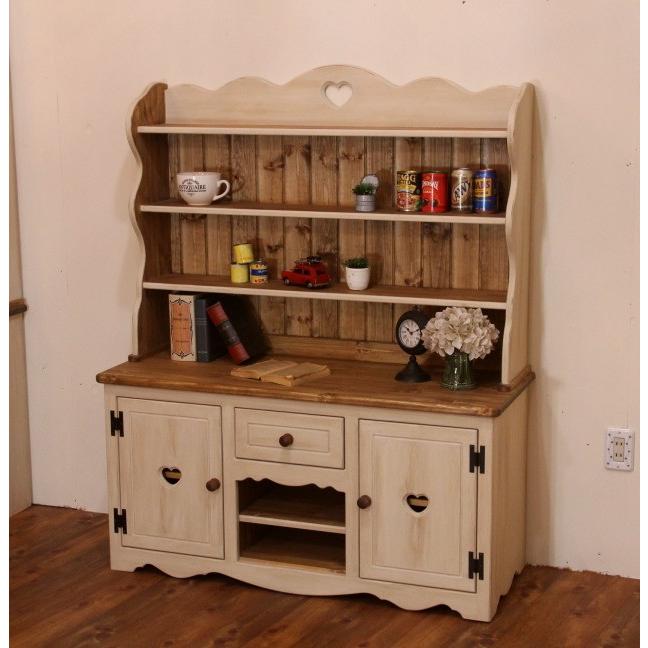 としちゃん ダニエル製木製ブラウンディスプレイキャビネット、食器棚