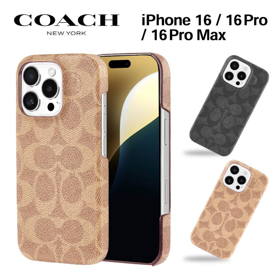 コーチ iPhone16 16pro 16promax スマホケース ブランド カバー