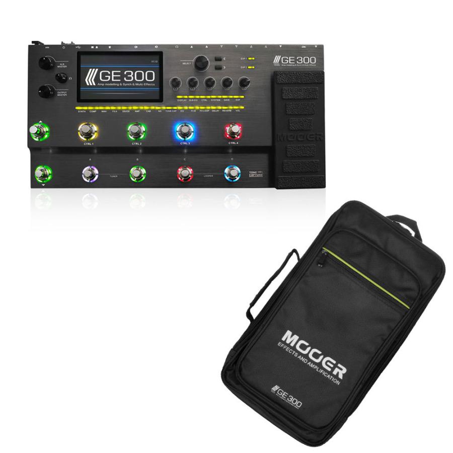Mooer GE300 マルチエフェクター 専用エフェクターケース付き アンプ
