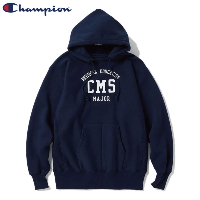 Champion（チャンピオン） 復刻 後付けパーカー カレッジプリント 3連