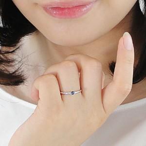 Classic CHESS（クラシックチェス） pt900 サファイヤ ひと粒 リング