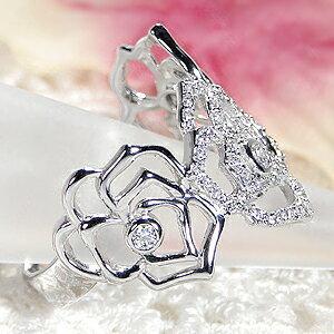 Classic CHESS（クラシックチェス） Pt900 バラ モチーフ ダイヤモンド