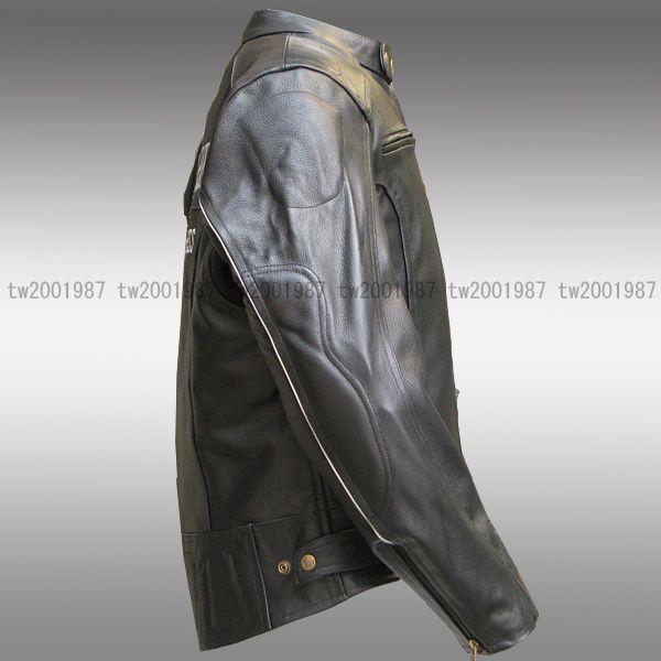 GHOST RIDER カウハイドレザージャケット 牛革 本革 バイク 革ジャン