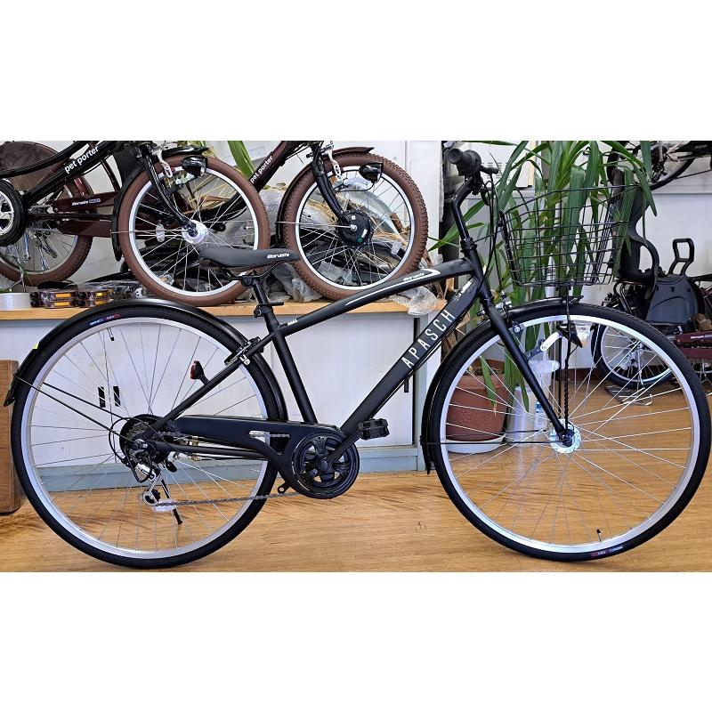 丸石サイクル アパッシュクロス 27インチ 6段変速 LEDライト付き