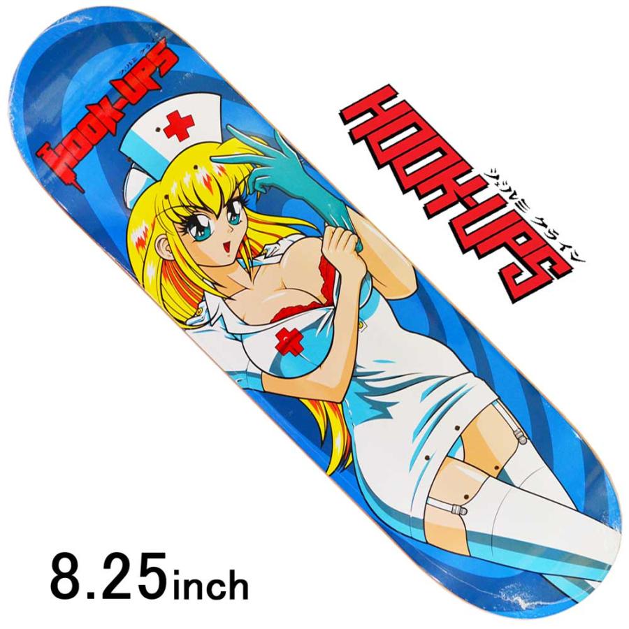 Hook Ups 8.25インチ スケボー デッキ フックアップス スケートボード