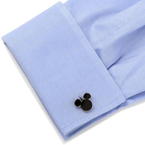 ディズニー ミッキー カフス ネクタイピン セット シルエット ミッキー