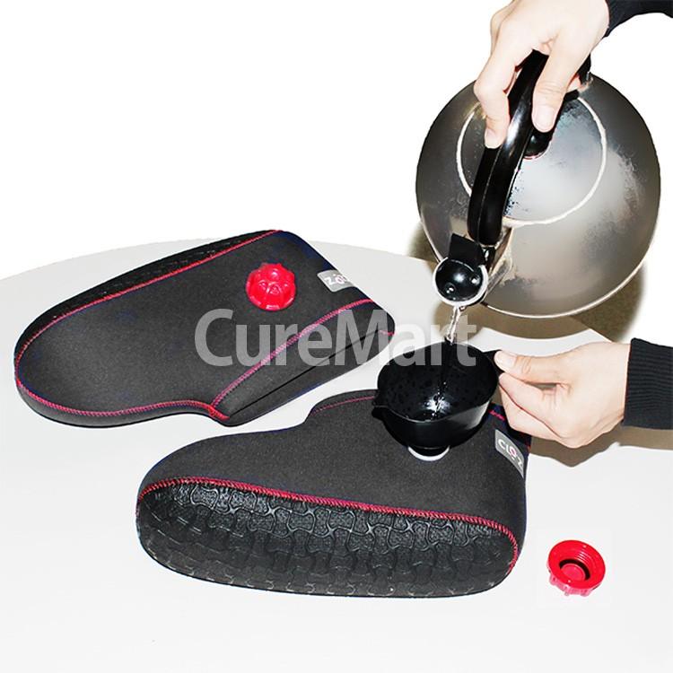 クロッツ やわらか湯たんぽ 足用ショート底付き 1.1リットル +[