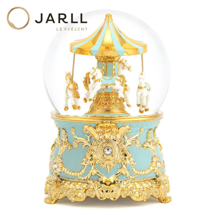 メリーゴーランド オルゴール フランフラン スノードーム ゴールド