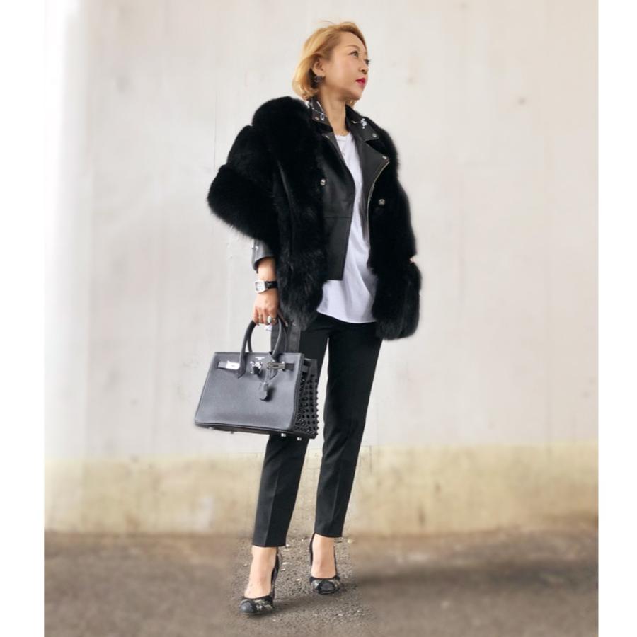 新品Anne Coquine アンコキーヌ リアルFOXファー ストール　グレー AnneCoquine（アンコキーヌ） < SALE >Anne Coquine リアルFOXファー