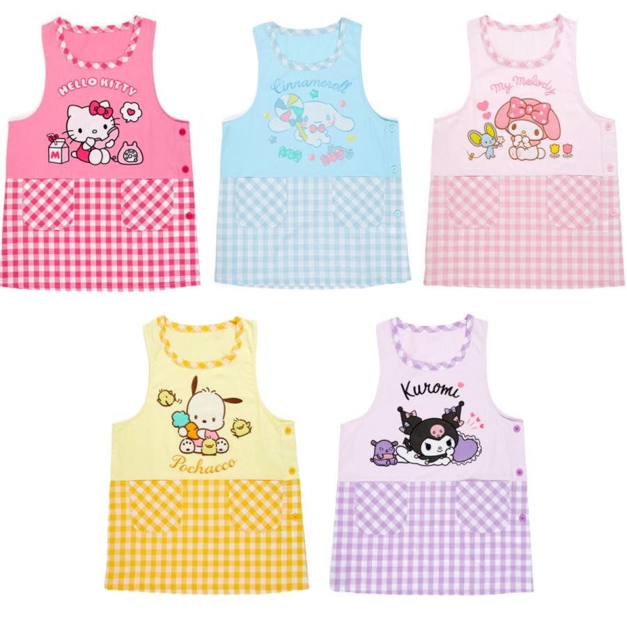 sanrio（サンリオ） エプロン 保育士 割烹着 キティ シナモロール
