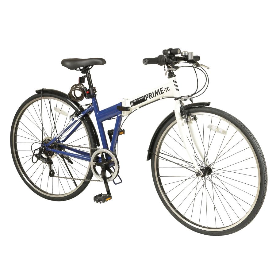 700C型 グリップシフト外装6段変速付折りたたみクロスバイク