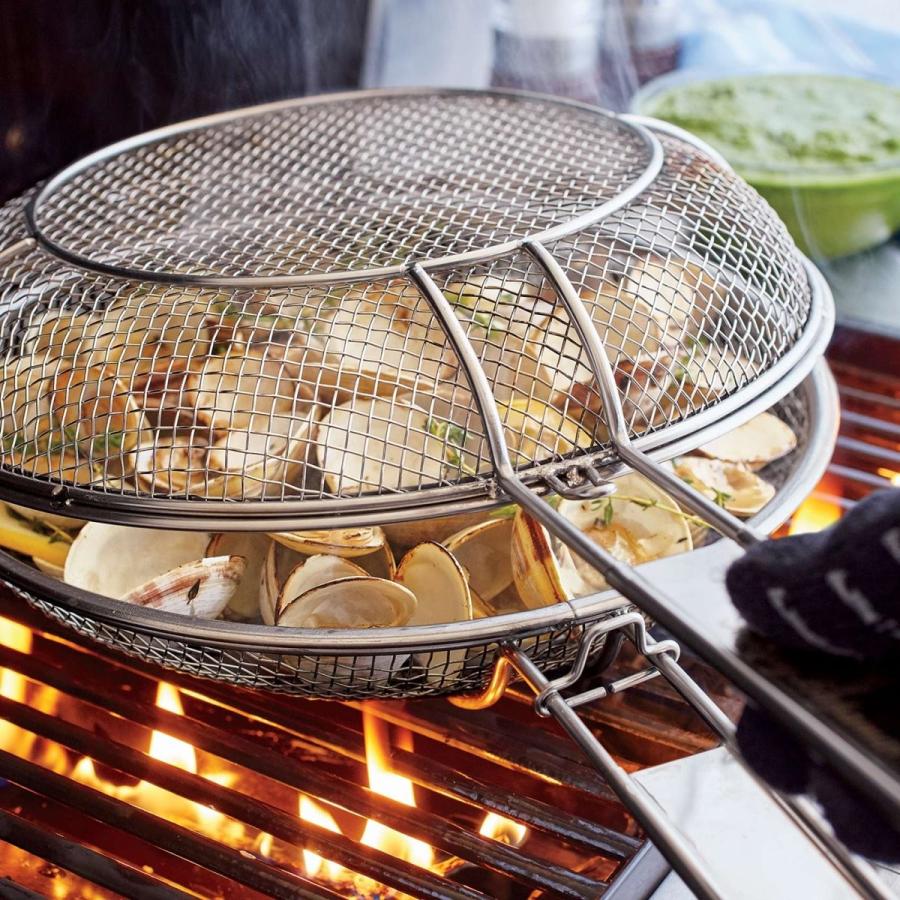 メッシュ グリルパンセット 網バスケット Sur La Table 2-In-1 Mesh