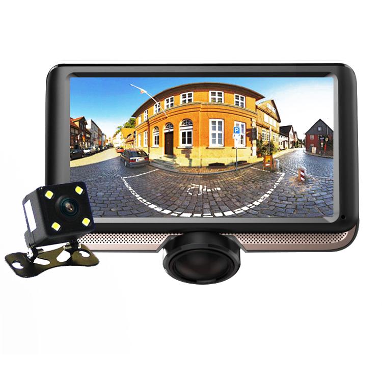 ドライブレコーダー 360度 前後左右 2カメラ 一体型 ドラレコ 4.5