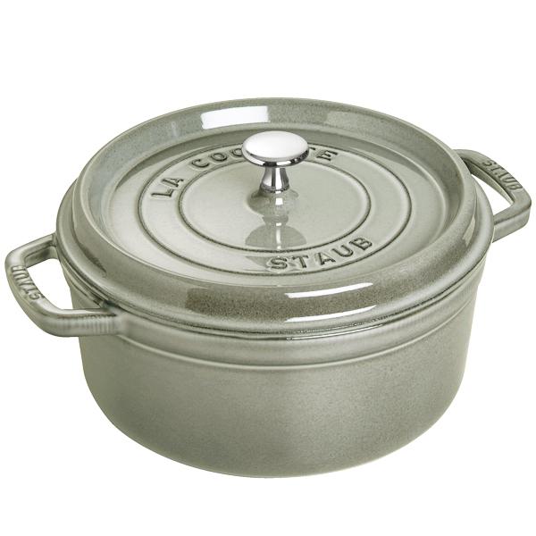 ストウブ（STAUB） ピコ・ココット ラウンド 18cm グレー : 厨房市場