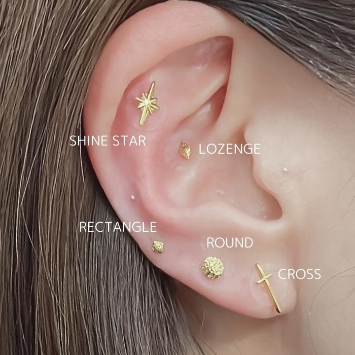 即納！数量限定 試せるパーツプレゼント中 】 20粒 耳つぼジュエリー