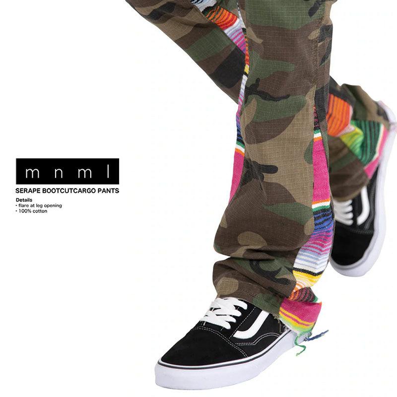mnml（ミニマル） パンツ フレアパンツ カーゴパンツ ブーツカット
