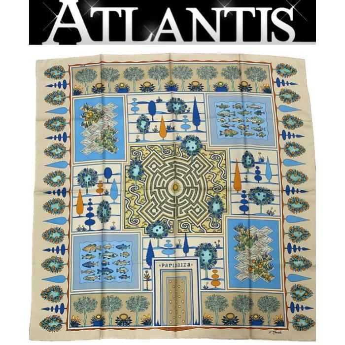 HERMES（エルメス） 美品 カレ90 スカーフ『Paridaiza パラダイス