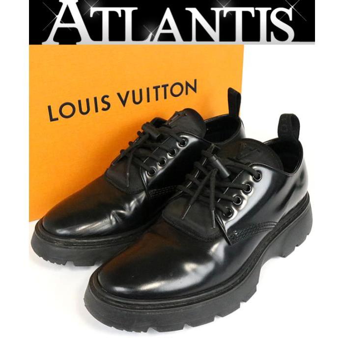 LOUIS VUITTON（ルイ・ヴィトン） 銀座店 レザーシューズ ロゴ 革靴