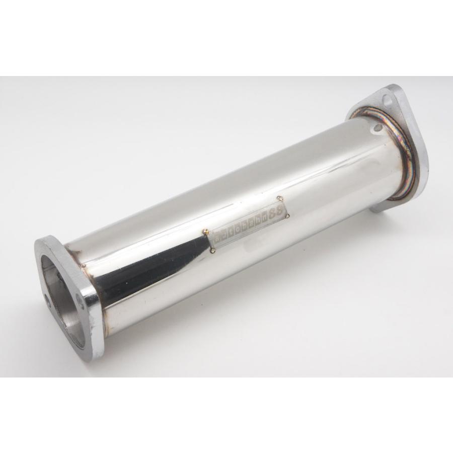 触媒ストレートパイプ 76φ 超軽量ステンレス シルビア 180SX PS13