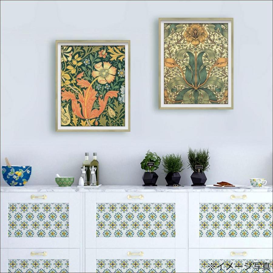 絵画 ウィリアム モリス「春のしげみ」 インテリア 壁掛け 額付き 植物