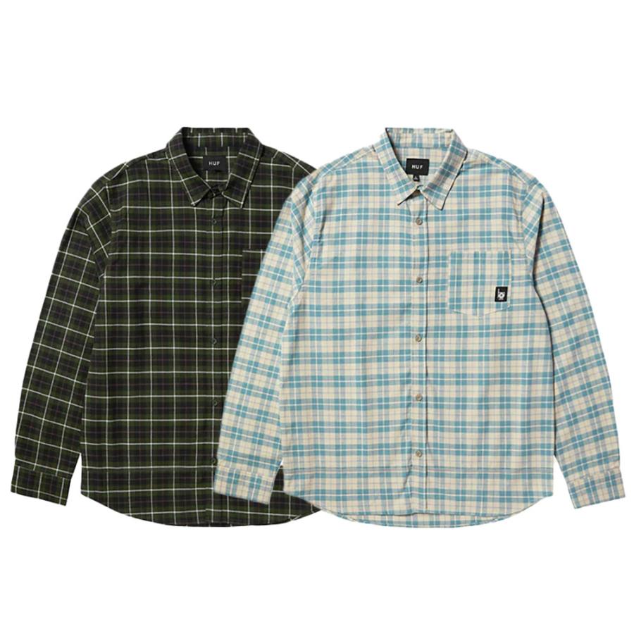 HUF ハフ MODAL LS PLAID SHIRT BU00221HO24 チェックシャツ 長袖