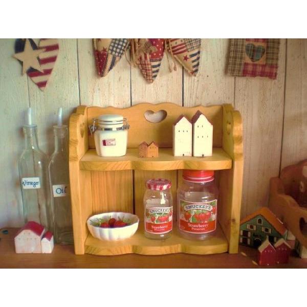 調味料ラック 木製 スパイスラック キッチン カントリー H