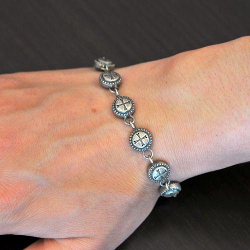 Ark Ark / アーク セイントクロスブレスレット アンティークシルバー