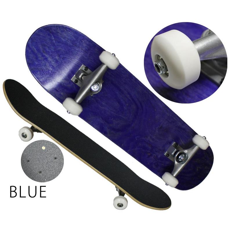 即出荷 スケボー スケートボード コンプリート 完成品 無地 デッキ