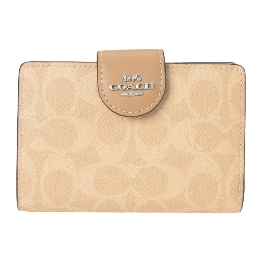 COACH（コーチ） 並行輸入 2つ折り財布 シグネチャー キャンバス CW786