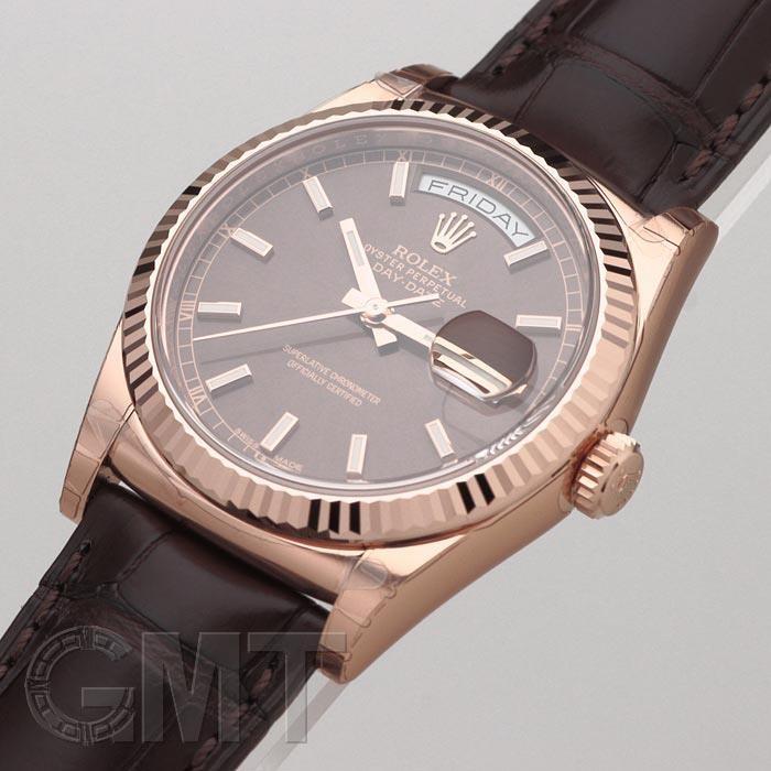 デイデイト ロレックス 118135 チョコレート ROLEX DAY-DATE : GMT
