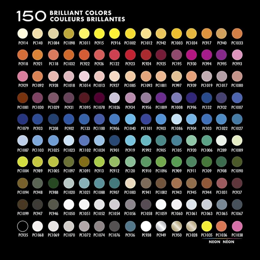 Prismacolor 社SANFORD プリズマカラー 色鉛筆150色セット : GoINUDA