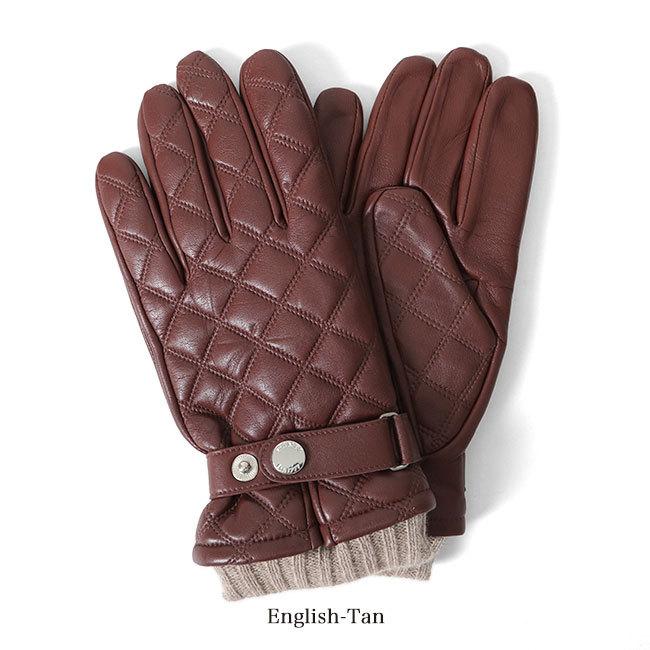 SALE] DENTS デンツ ウールライニング キルティング レザーグローブ