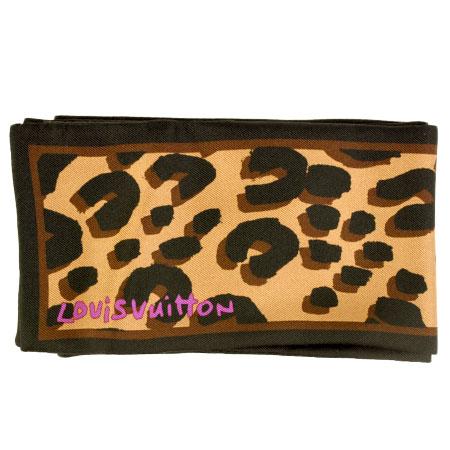 LOUIS VUITTON（ルイ・ヴィトン） バンドー レオパード スカーフ