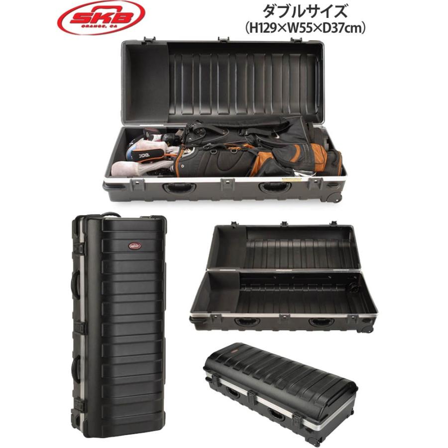 ゴルフ キャディバッグ トラベルケース SKB ATAダブル 2SKB-5020W