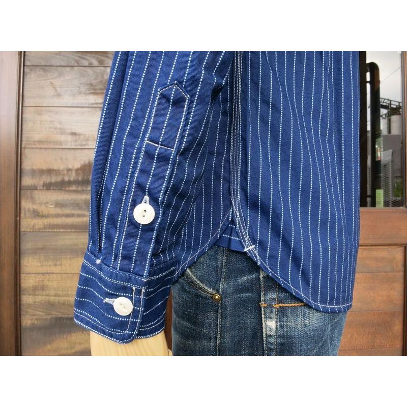 UES（ウエス） 500954 WORK SHIRT ワークシャツ WABASH STRIPE