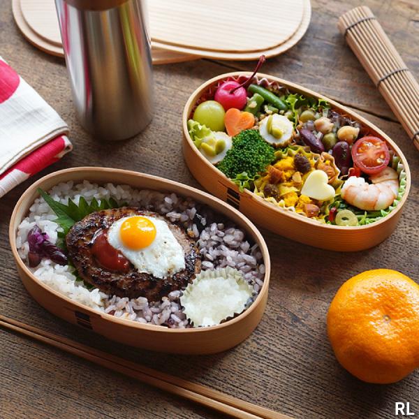 曲げわっぱ 弁当箱 小判入子 レディース 栗久 わっぱ弁当 国産 日本製