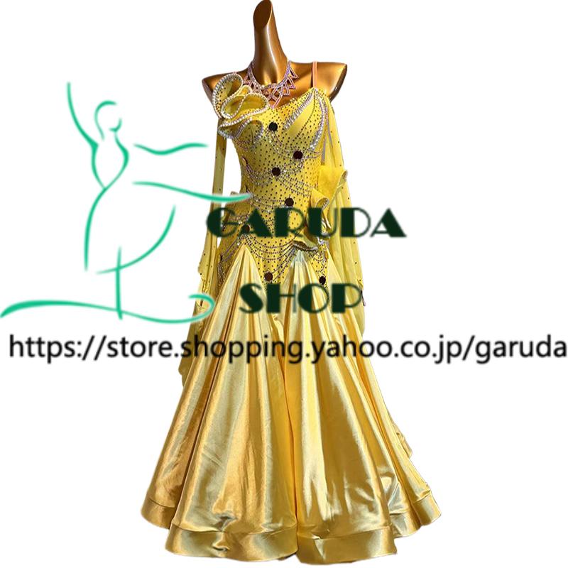 Garuda SHOP レディース社交ダンス衣装 競技ドレス モダンドレス高級