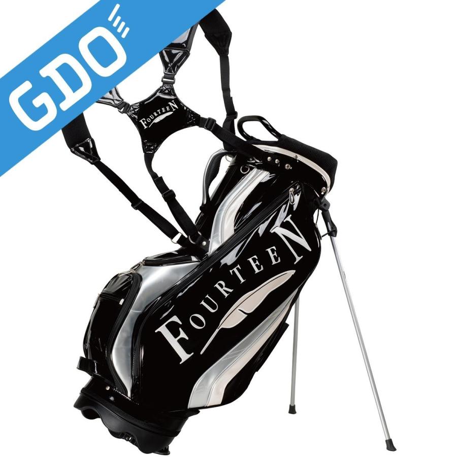 FOURTEEN キャディバッグ ホワイト・ネイビー FOURTEEN キャディバッグ