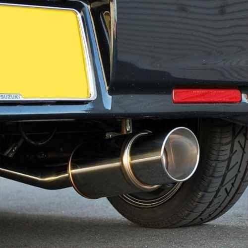 □ロッソモデロ マフラー スティングレー ターボ MH23S T TS K6A 砲弾