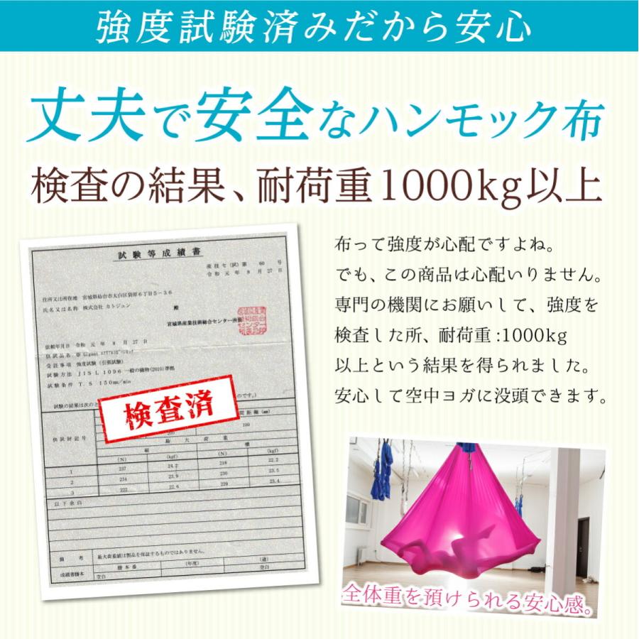 GiGant公式 エアリアルヨガ フルセット グラデーション 空中ヨガ 金具