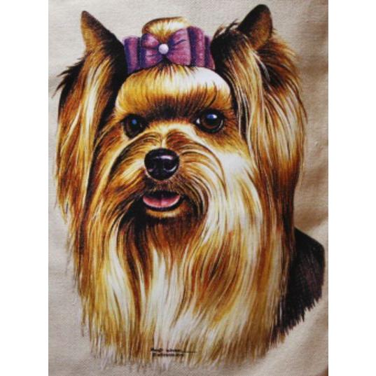 在庫限り プリントトートバッグ ヨークシャー・テリア/ヨーキー 輸入