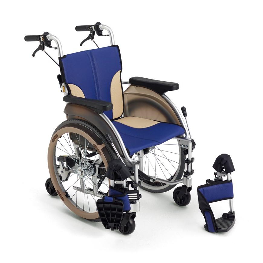 MiKi（ミキ）アルミ製自走型車椅子 【新スキット】SKT-500 コンパクト6