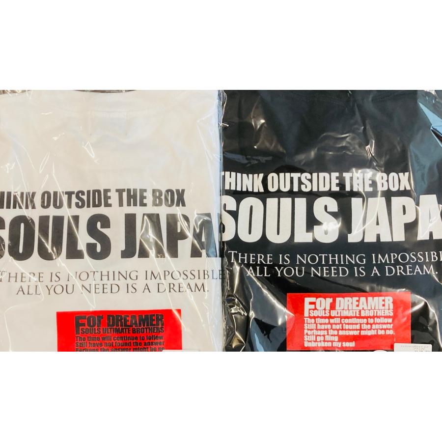 SOULSコットンロングTシャツ（ドラゴンPrint／ロゴPrint） : DEEP BLUE