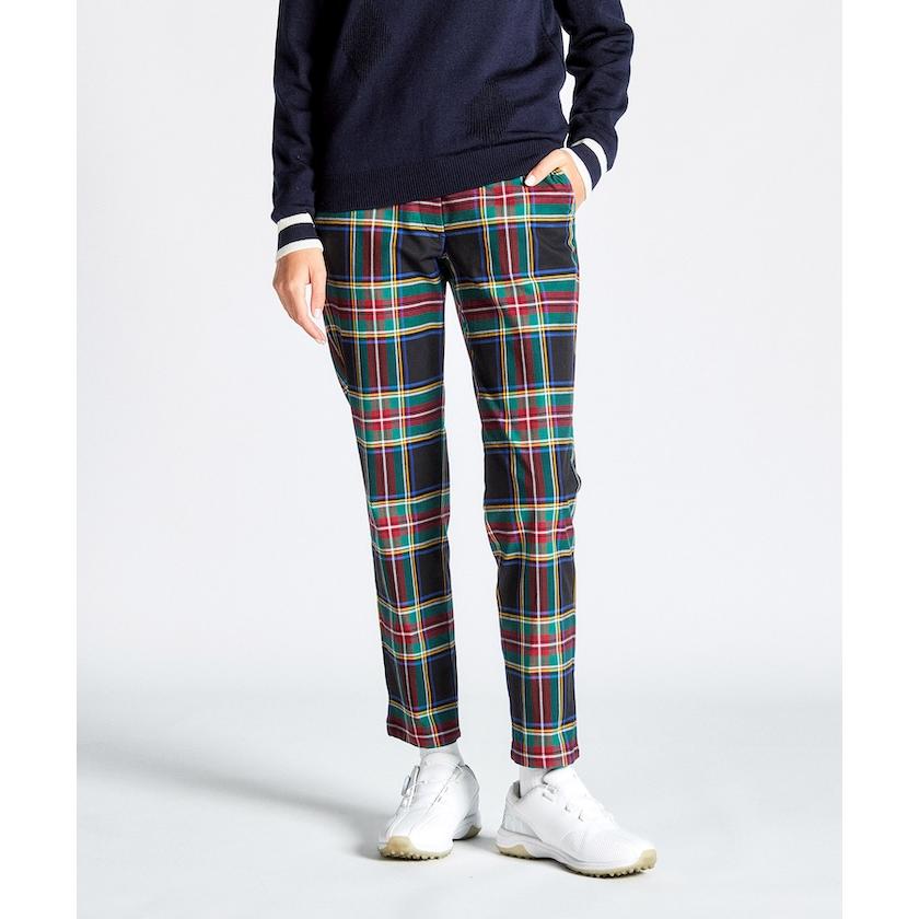 Munsingwear（マンシングウェア） 公式 ツイルチェック9分丈パンツ