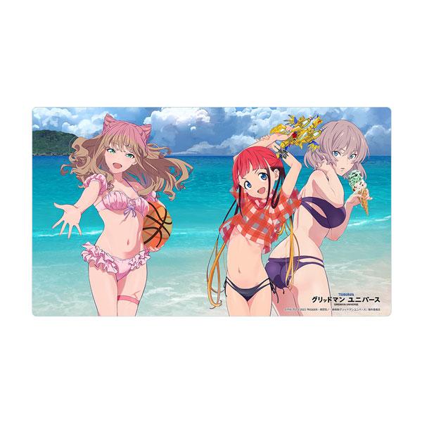 グリッドマン ユニバース 描き下ろしラバーマット (南夢芽＆飛鳥川ちせ